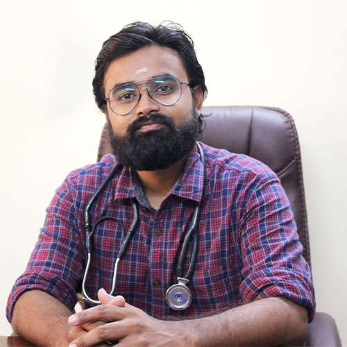 Dr Aravind Bharadwaj, <br> Chief Physician